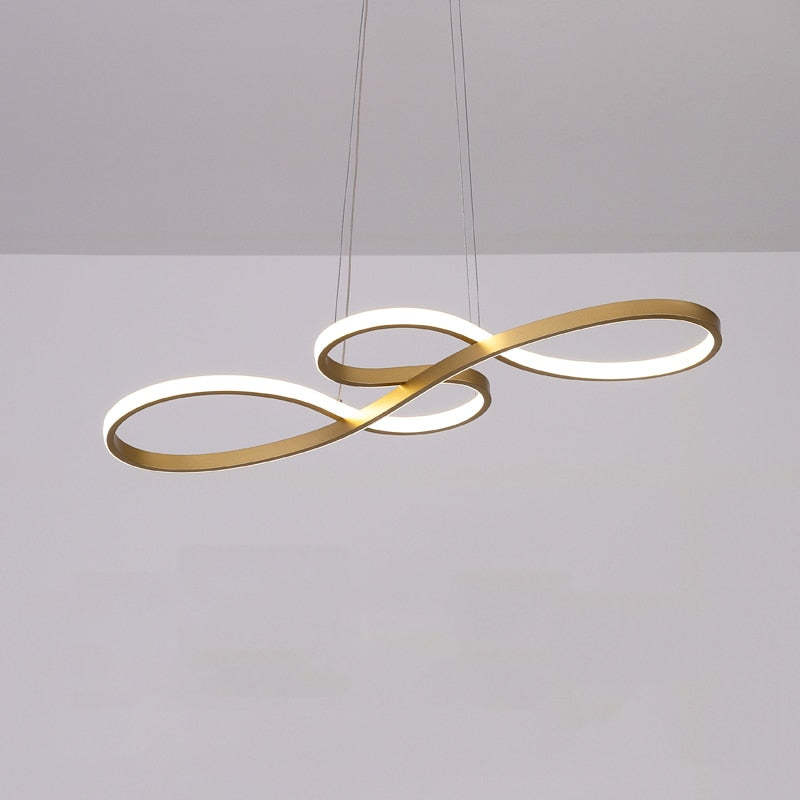 NotaLume: Lampada a sospensione LED in design di note musicali in acrilico e metallo – per soggiorno e studio