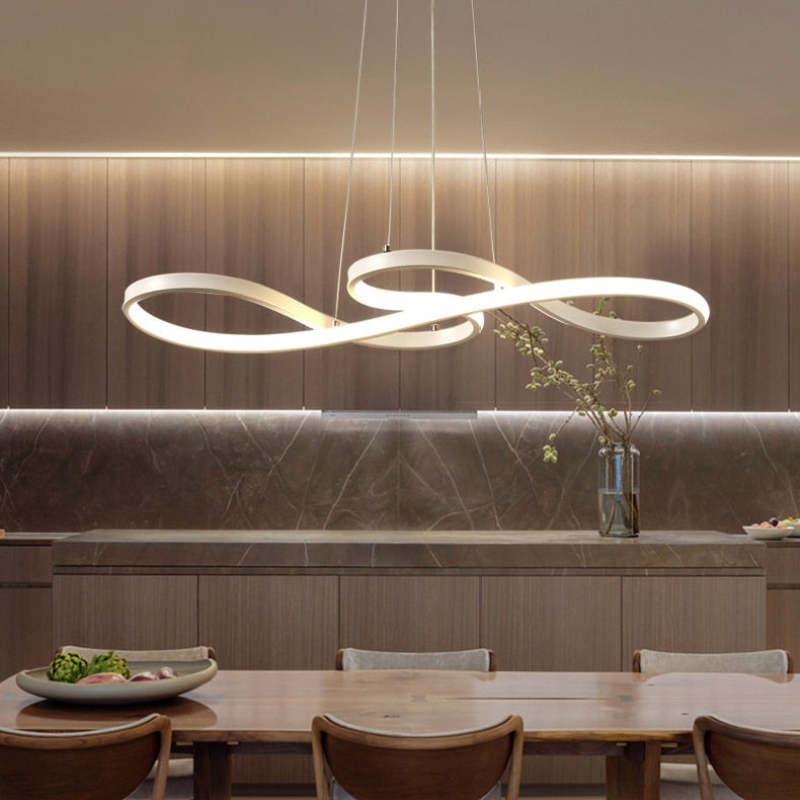 NotaLume: Lampada a sospensione LED in design di note musicali in acrilico e metallo – per soggiorno e studio