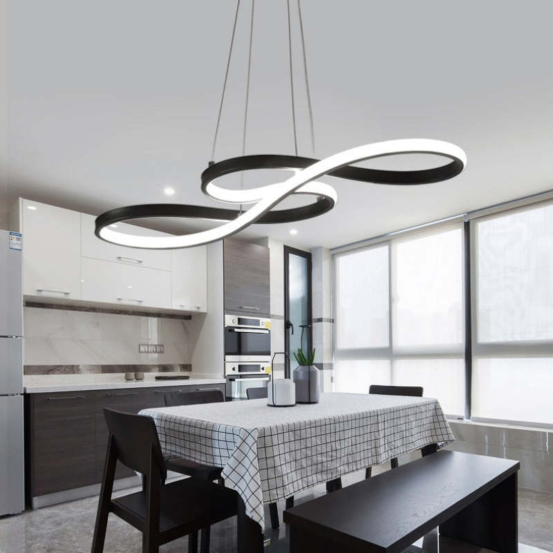 NotaLume: Lampada a sospensione LED in design di note musicali in acrilico e metallo – per soggiorno e studio