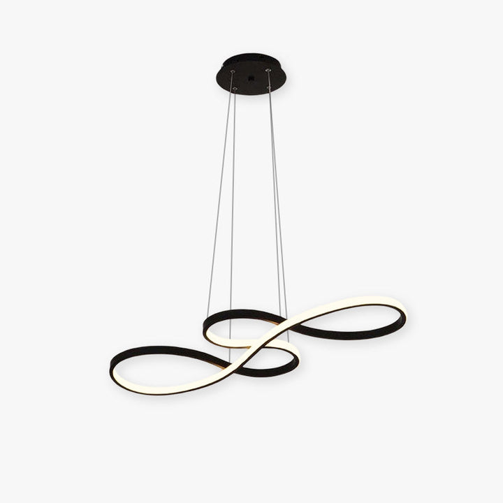 NotaLume: Lampada a sospensione LED in design di note musicali in acrilico e metallo – per soggiorno e studio