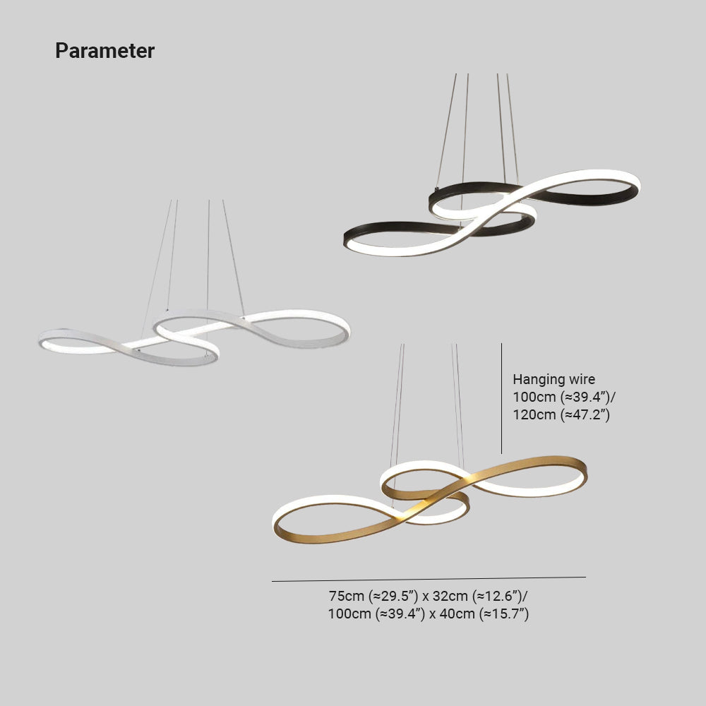 NotaLume: Lampada a sospensione LED in design di note musicali in acrilico e metallo – per soggiorno e studio