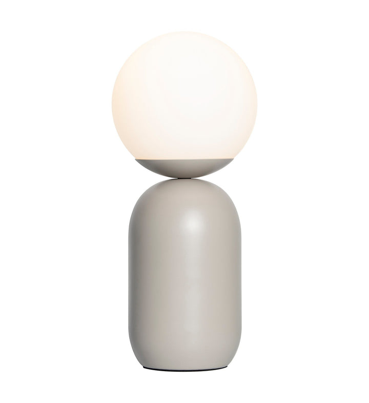 Lampada da Tavolo a Globo in Vetro Frosted Notti