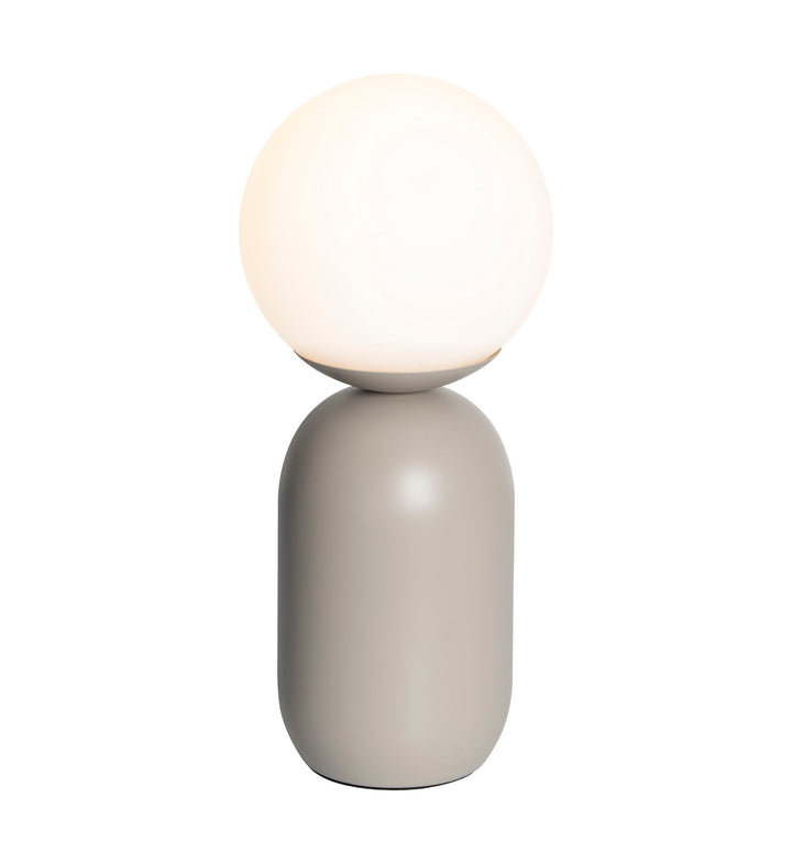 Lampada da Tavolo a Globo in Vetro Frosted Notti