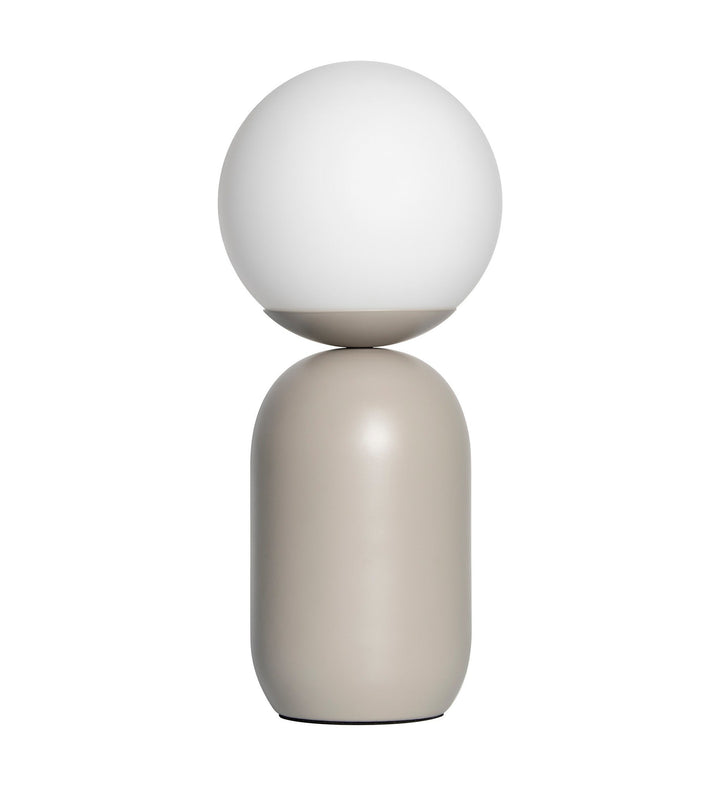 Lampada da Tavolo a Globo in Vetro Frosted Notti