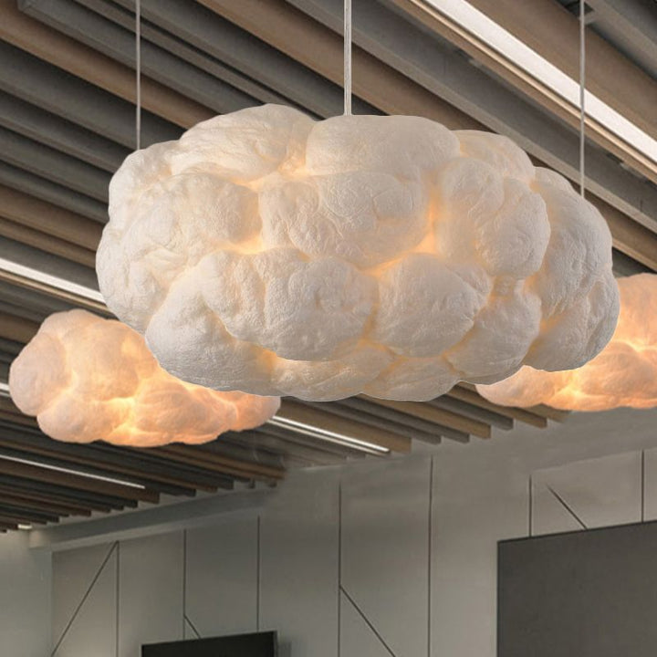 Nuvora: Lampada a sospensione a forma di nuvola – per soggiorno e cameretta