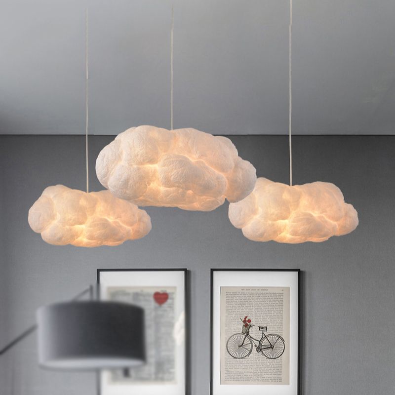 Nuvora: Lampada a sospensione a forma di nuvola – per soggiorno e cameretta