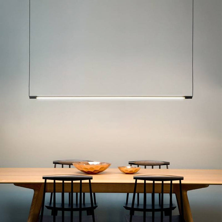 Nuvria Moderna Lampada a Sospensione LED Nera in Metallo – Per Soggiorno e Sala da Pranzo