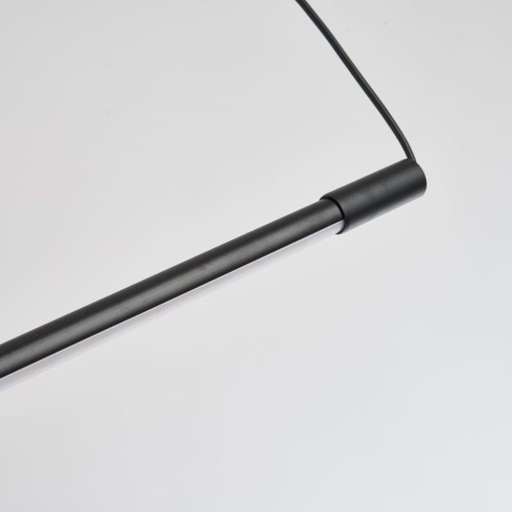 Nuvria Moderna Lampada a Sospensione LED Nera in Metallo – Per Soggiorno e Sala da Pranzo