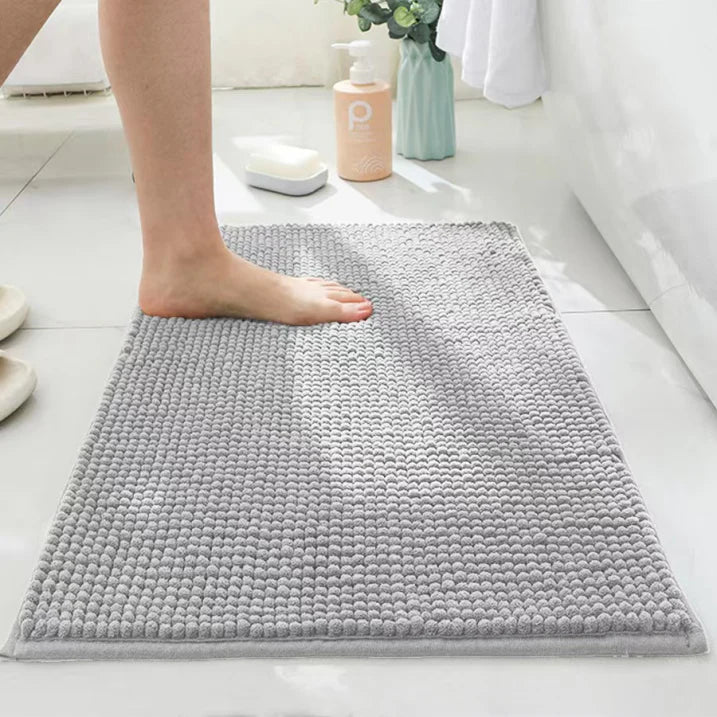 VeluSoft: Tappetino da bagno morbido – Antiscivolo e ad asciugatura rapida