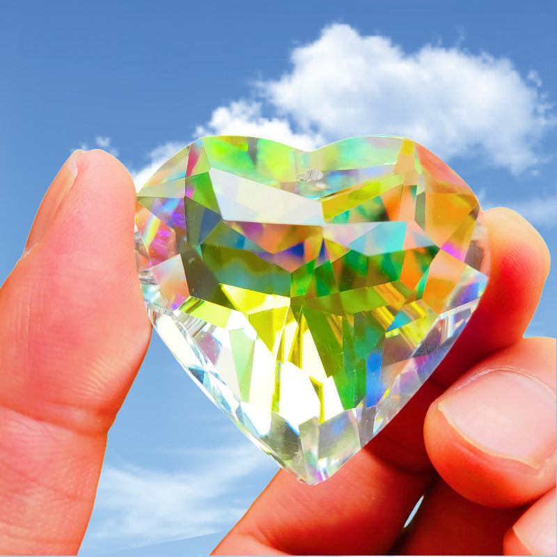 PrismAura™ – Decorazione Sensore di Luce Arcobaleno in Cristallo