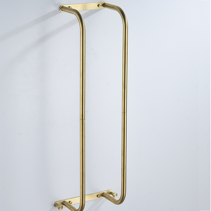 StilRaum: Portasciugamani da bagno – elegante supporto a muro in acciaio inox, stabile e decorativo per bagni piccoli