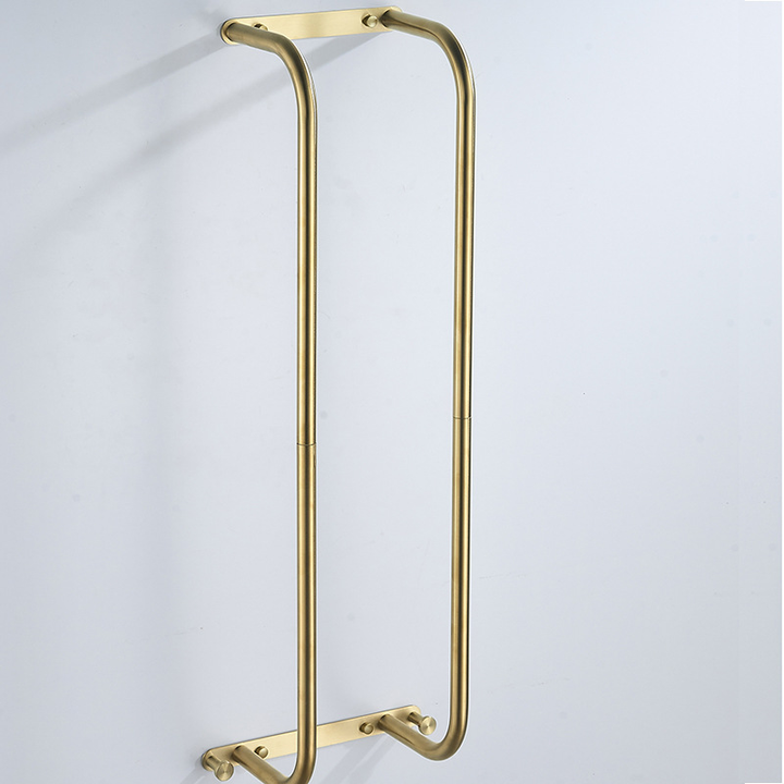 StilRaum: Portasciugamani da bagno – elegante supporto a muro in acciaio inox, stabile e decorativo per bagni piccoli