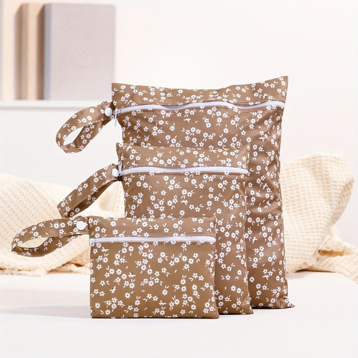 ÖkoKinder: Borsa di stoccaggio lavabile – sostenibile, durevole e perfetta per pannolini, costumi da bagno e accessori per bambini (confezione da 3)