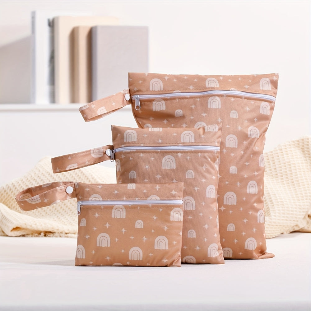 ÖkoKinder: Borsa di stoccaggio lavabile – sostenibile, durevole e perfetta per pannolini, costumi da bagno e accessori per bambini (confezione da 3)