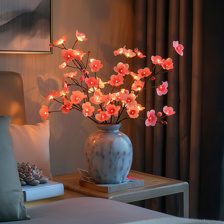 OlivaGlow: Luci a LED a Ramo – Illuminazione Decorativa a Luce Calda per Soggiorno ed Eventi