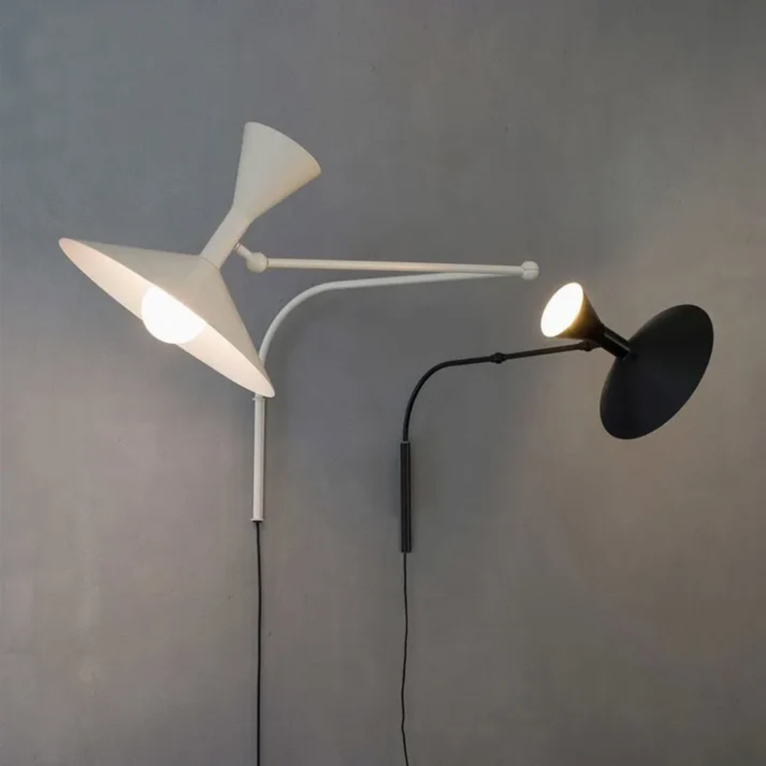OrrinSchein: Applique LED minimalista in metallo con luce bianca calda – per camere da letto e soggiorni