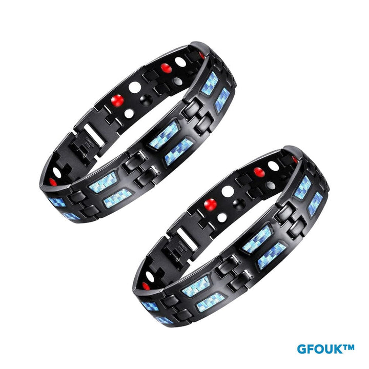 CarbonArmband™ Bracciale Titan in Carbonio Blu