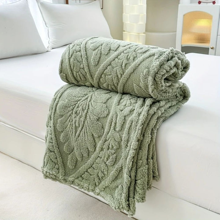 Coperta in Fleece Jacquard Parigina