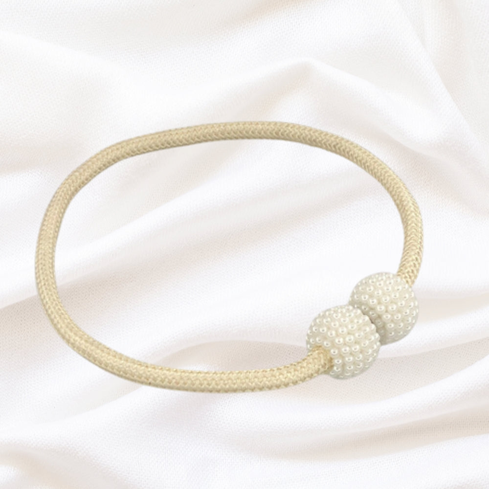 PerlaMagnet: Supporto per tende con perle e magnete – accessorio decorativo in set da 2