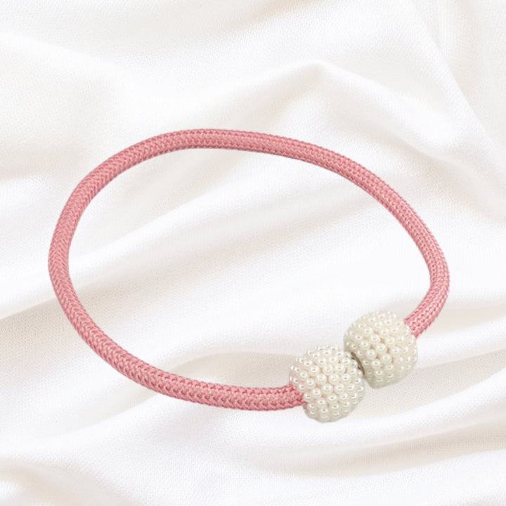 PerlaMagnet: Supporto per tende con perle e magnete – accessorio decorativo in set da 2
