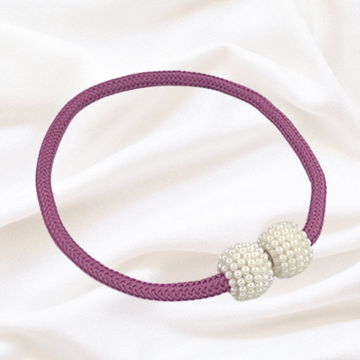 PerlaMagnet: Supporto per tende con perle e magnete – accessorio decorativo in set da 2