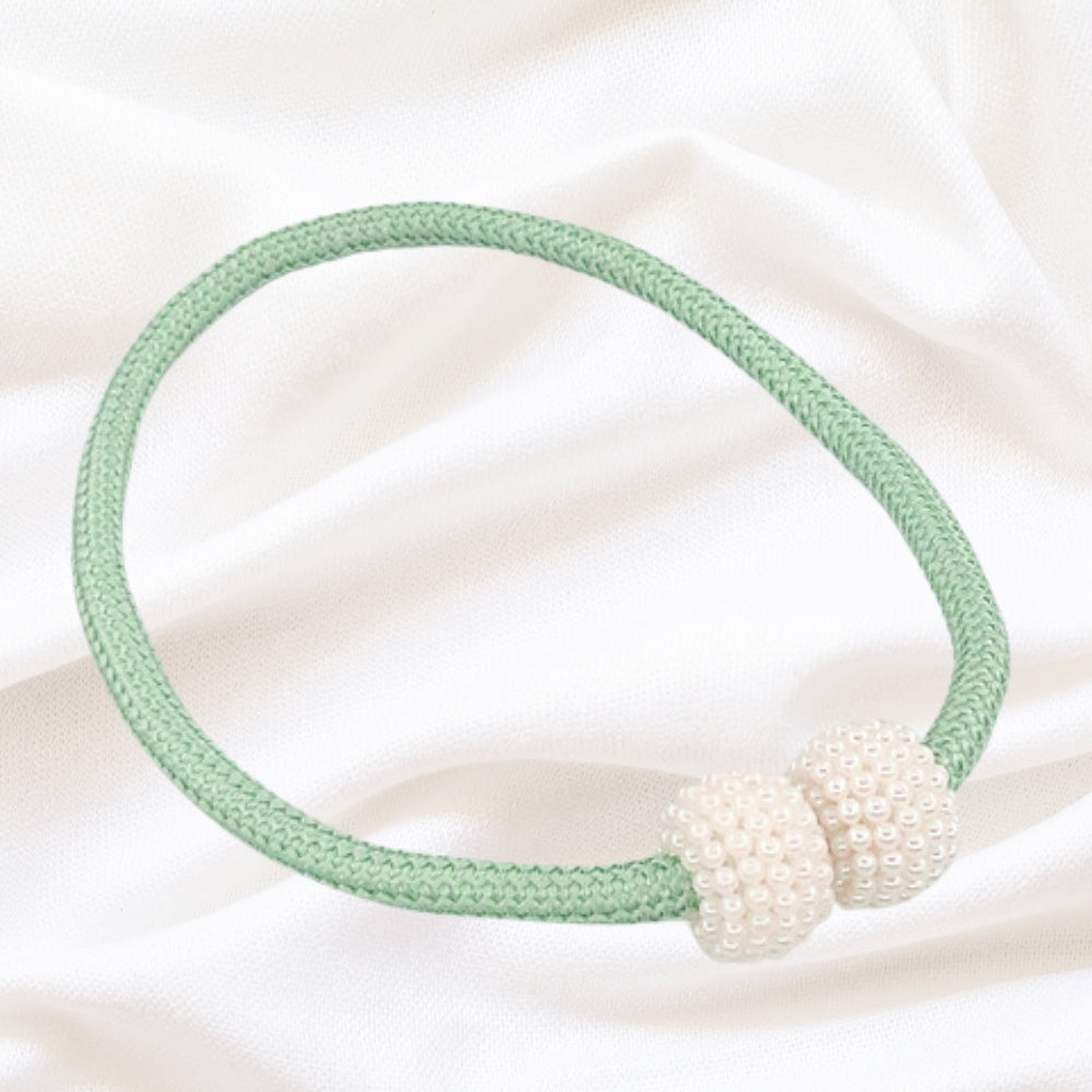 PerlaMagnet: Supporto per tende con perle e magnete – accessorio decorativo in set da 2