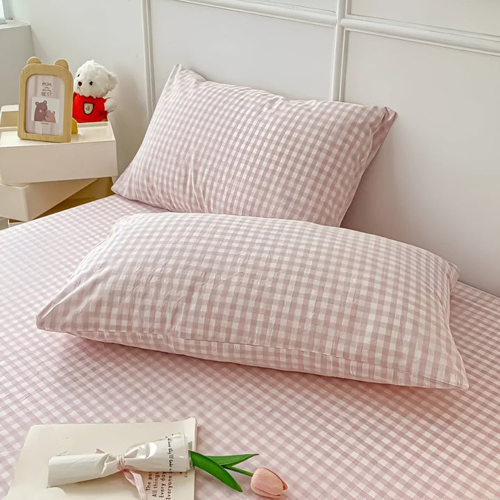 PlaidKomfort: Fodera per cuscino a quadri in design classico – facile da curare e decorativa per gli ambienti domestici (2 pezzi)