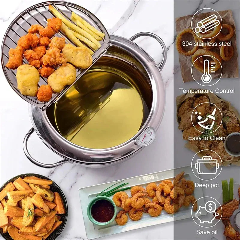 CrispMaster™ Friggitrice Sicura ad Alte Prestazioni