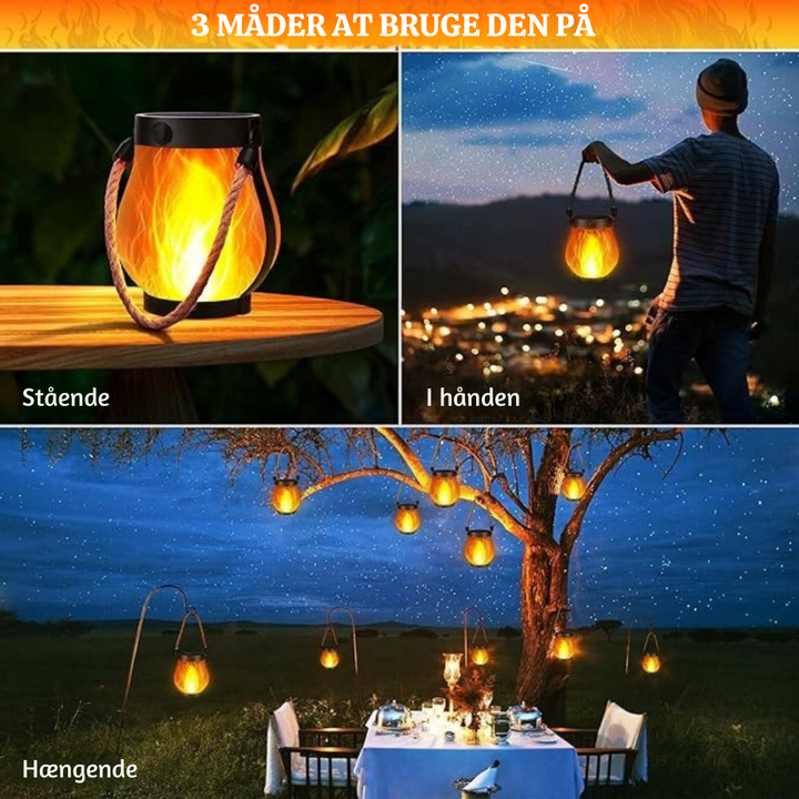 RadiFlame™ – Lampe LED à Flamme Double Rechargeable pour l&