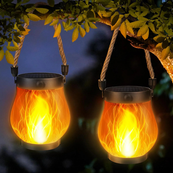 RadiFlame™ – Lampe LED à Flamme Double Rechargeable pour l&