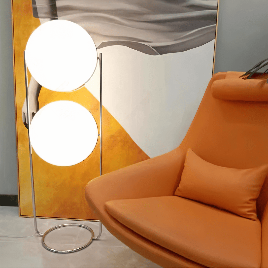 RasuLicht: Lampada da terra moderna in acciaio minimalista LED stabile – per soggiorno e camera da letto