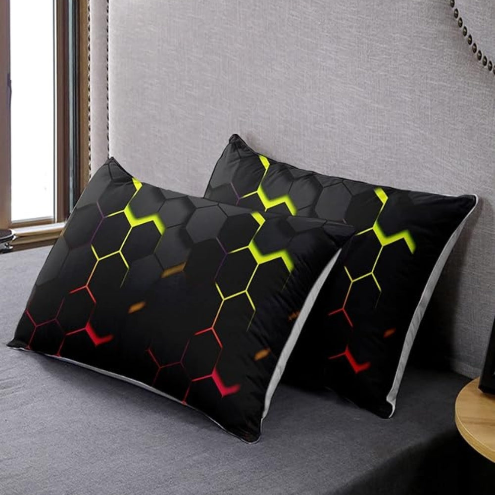 RaumLeben: Set copripiumino decorativo – morbido, traspirante e durevole con esclusivo motivo geometrico per la casa