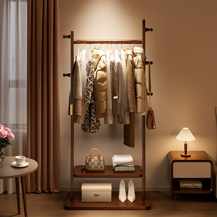 RaumOrdnung: Stendino in legno – organizer autoportante con ripiani, salvaspazio e decorativo per ingresso e camera da letto