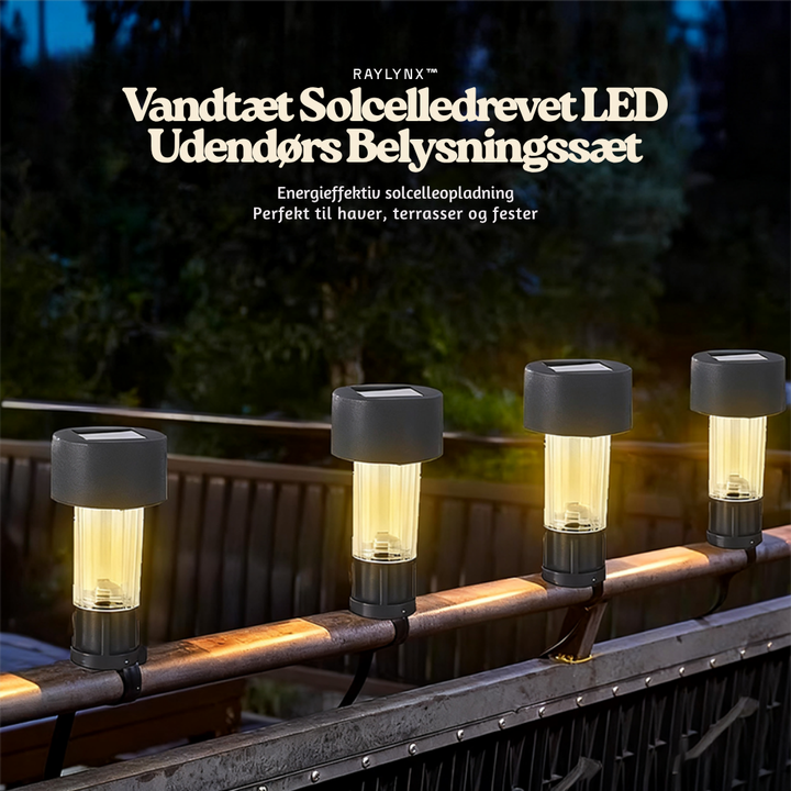 RayLynx™ – Kit di Illuminazione LED Solare Impermeabile per Esterni