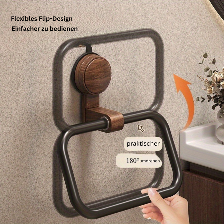 RectaLinie: Porta asciugamani da bagno – elegante supporto in alluminio, stabile e salvaspazio senza forare per bagni moderni