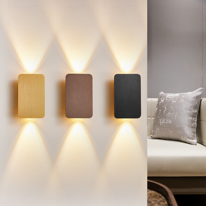 RectaLux: Applique LED rettangolare – Lampada interna moderna per soggiorno e camera da letto