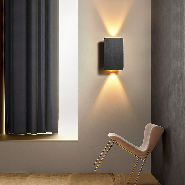 RectaLux: Applique LED rettangolare – Lampada interna moderna per soggiorno e camera da letto