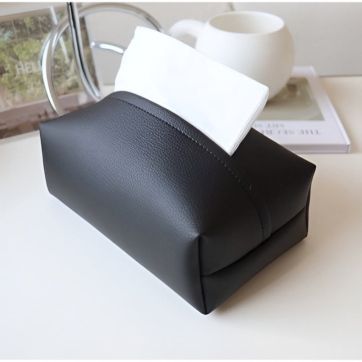 ReinLeder: Porta fazzoletti moderno – resistente, leggero e lussuoso per auto, camera da letto e soggiorno