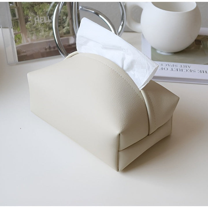 ReinLeder: Porta fazzoletti moderno – resistente, leggero e lussuoso per auto, camera da letto e soggiorno