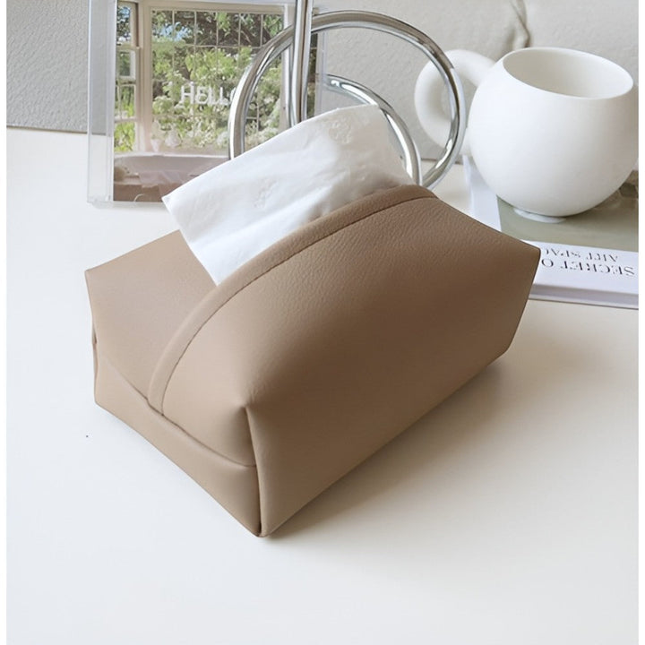 ReinLeder: Porta fazzoletti moderno – resistente, leggero e lussuoso per auto, camera da letto e soggiorno
