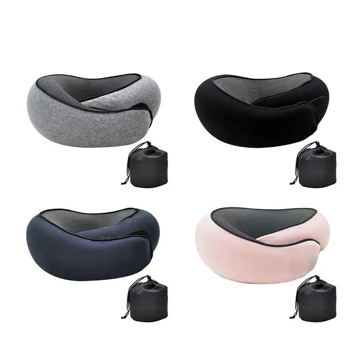 ReiseKomfort: Cuscino ortopedico per il collo – Memory Foam ed ergonomico per aereo e ufficio