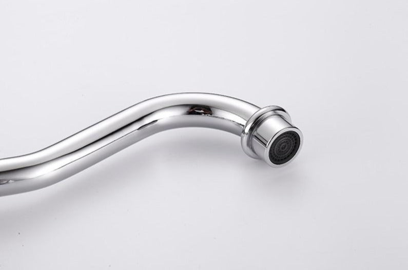 RetroFlow: Rubinetto da lavabo vintage in design antico – Rubinetto elegante per bagni nostalgici