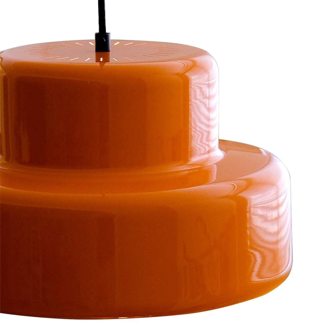 RetroForm: Lampada a sospensione Bauhaus in Arancione