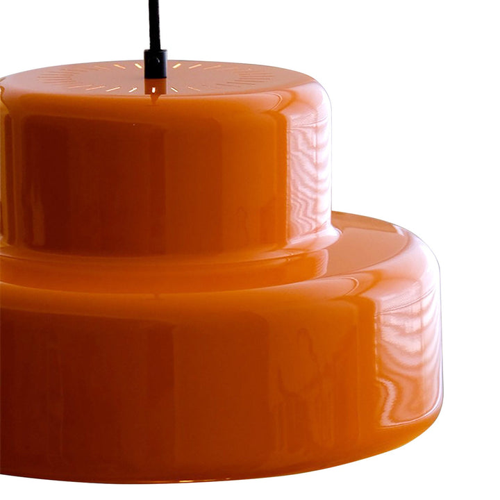 RetroForm: Lampada a sospensione Bauhaus in Arancione