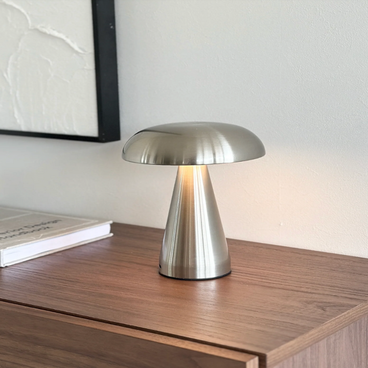 RetroGlow: Lampada da tavolo USB in stile vintage – Lampada da notte LED per camera da letto e ufficio