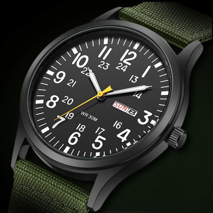 Orologio da uomo sostenibile per esterni – design resistente all&