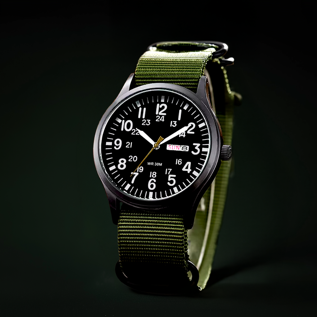 Orologio da uomo sostenibile per esterni – design resistente all&