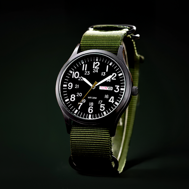 Orologio da uomo sostenibile per esterni – design resistente all&
