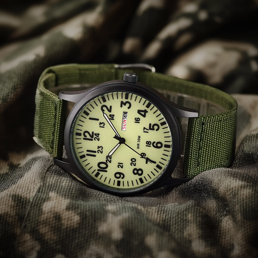 Orologio da uomo sostenibile per esterni – design resistente all&