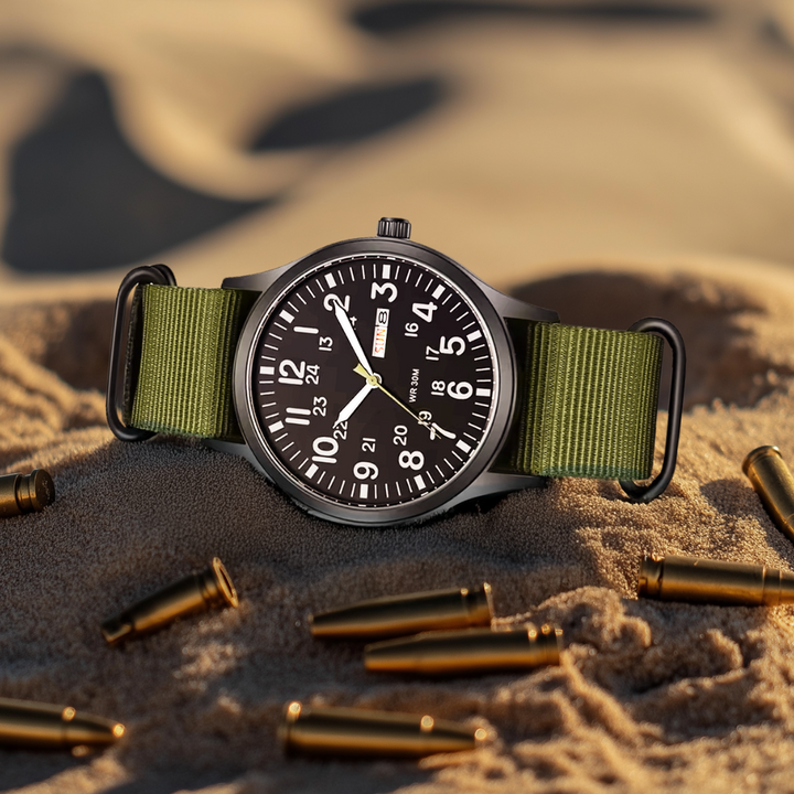 Orologio da uomo sostenibile per esterni – design resistente all&
